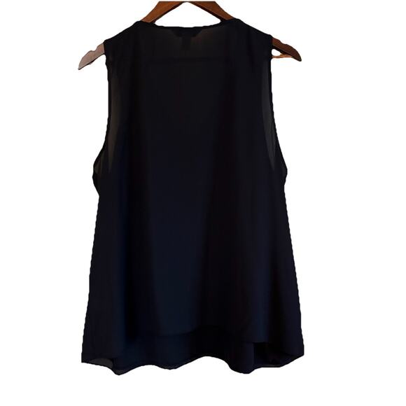 NWT Nine West Women’s V-neck Sleeveless Lined Blouse Tank Plus Size 0X - Picture 2 of 12